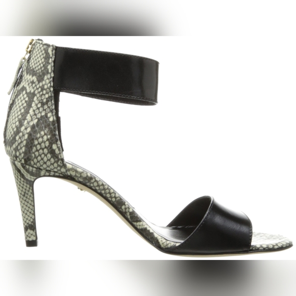 DVF | Strappy Heels Snakeskin Leather Heels - Picture 10 of 13